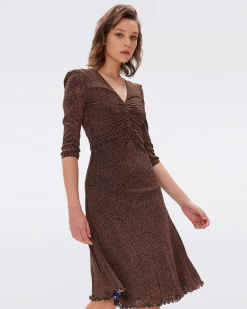 Ivan Reversible Mesh Dress-dvf Shop