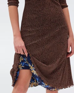 Ivan Reversible Mesh Dress-dvf Shop