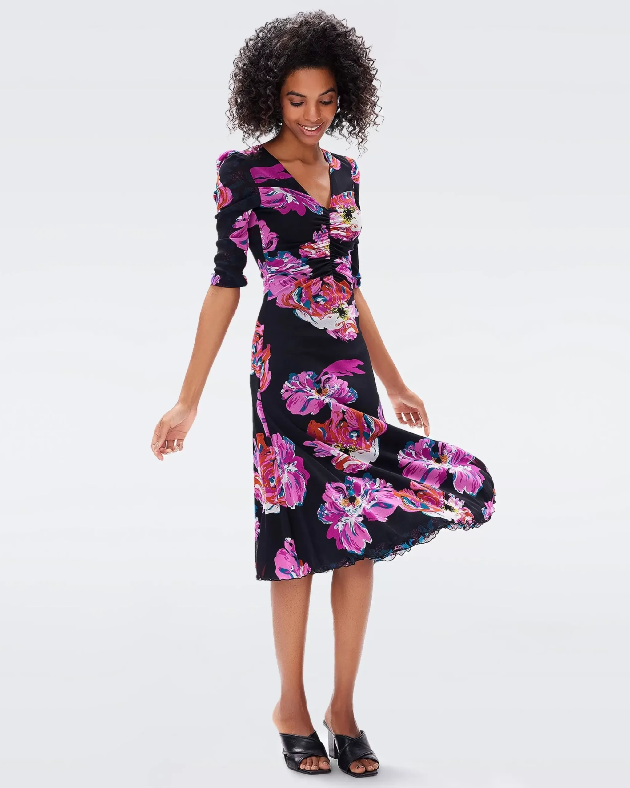 Ivan Reversible Mesh Dress-dvf Discount