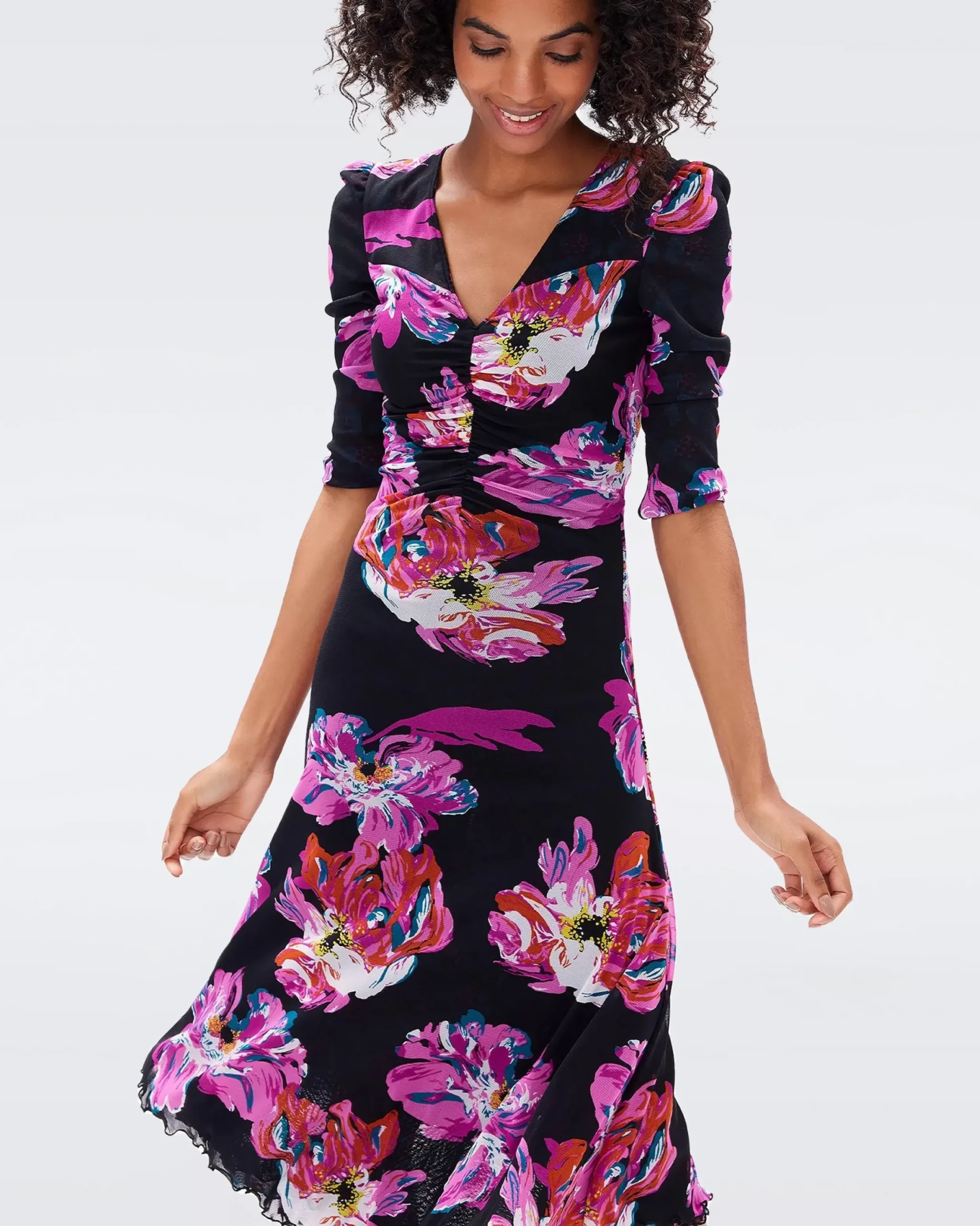Ivan Reversible Mesh Dress-dvf Discount