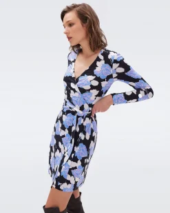 Julian Silk Jersey Wrap Dress-dvf Clearance
