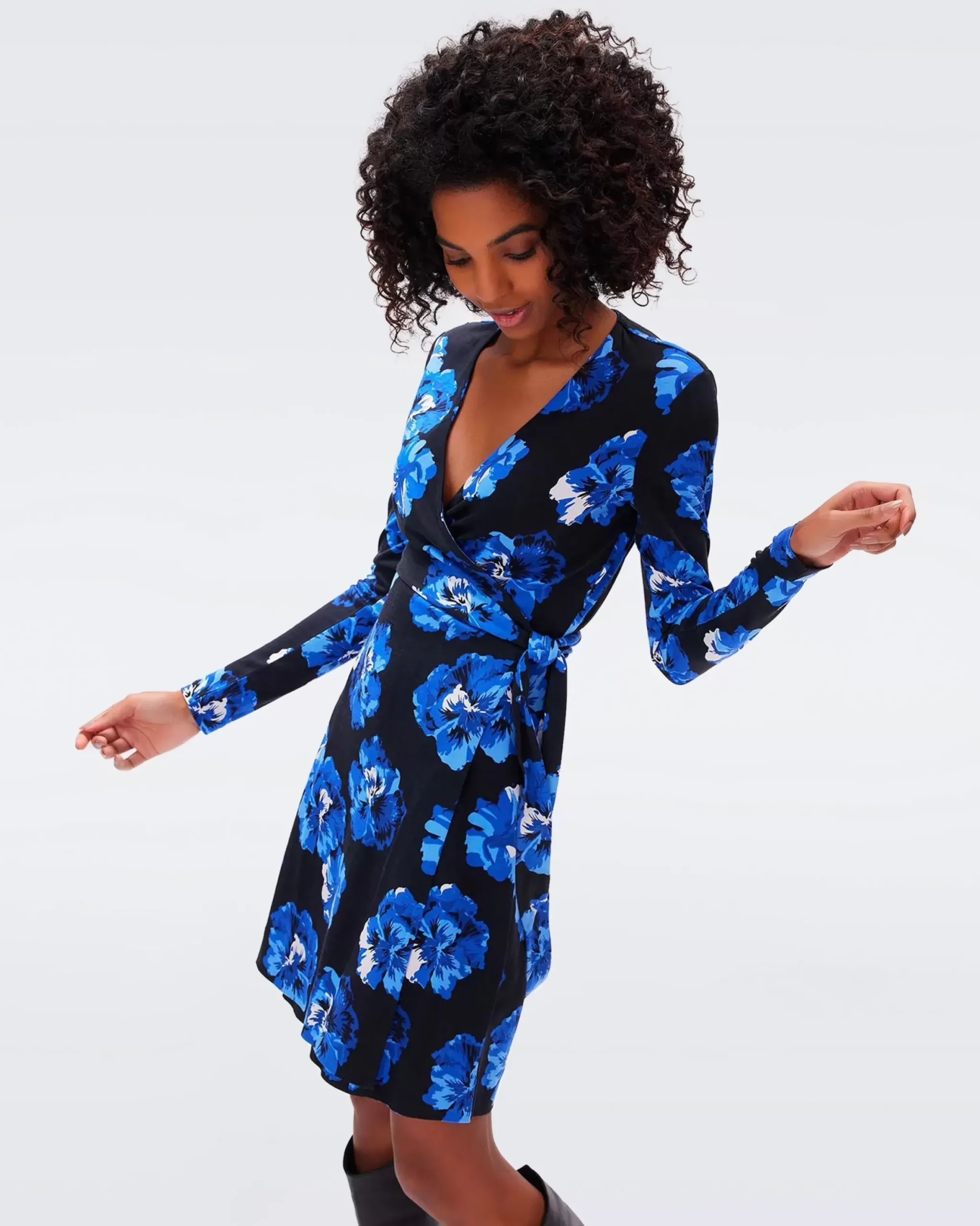 Julian Silk Jersey Wrap Dress-dvf Outlet