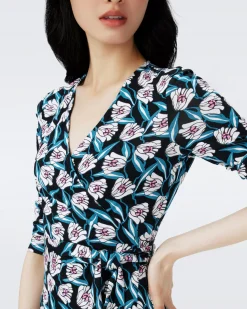 Julian Silk Jersey Wrap Dress-dvf Hot