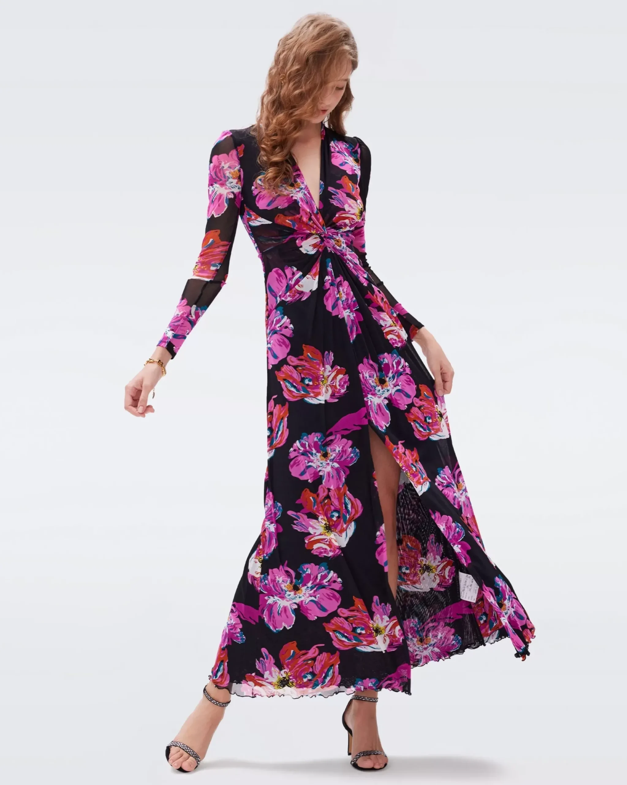 Kassia Mesh Dress-dvf Store