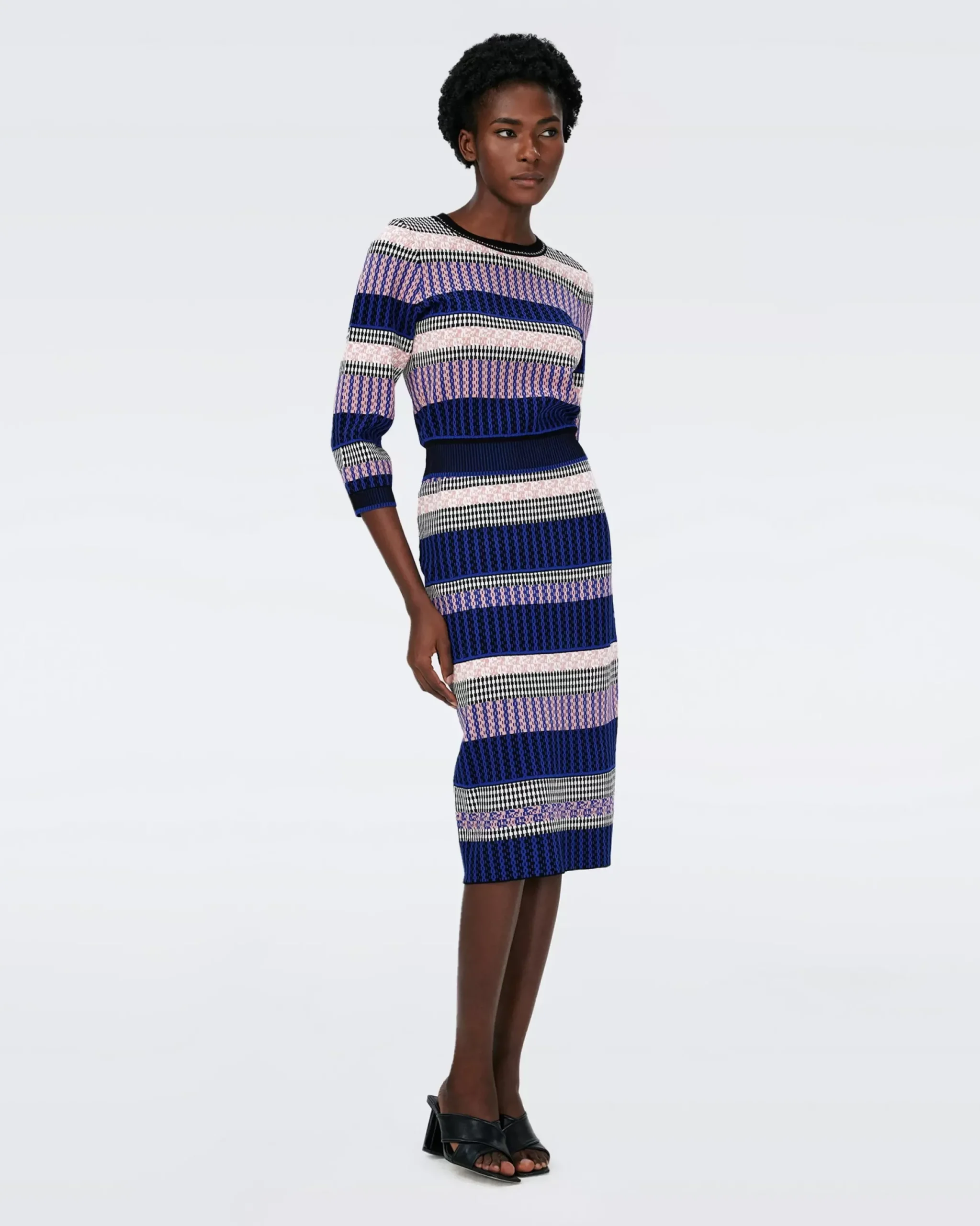 Kateshia Knit Jacquard Top-dvf Outlet