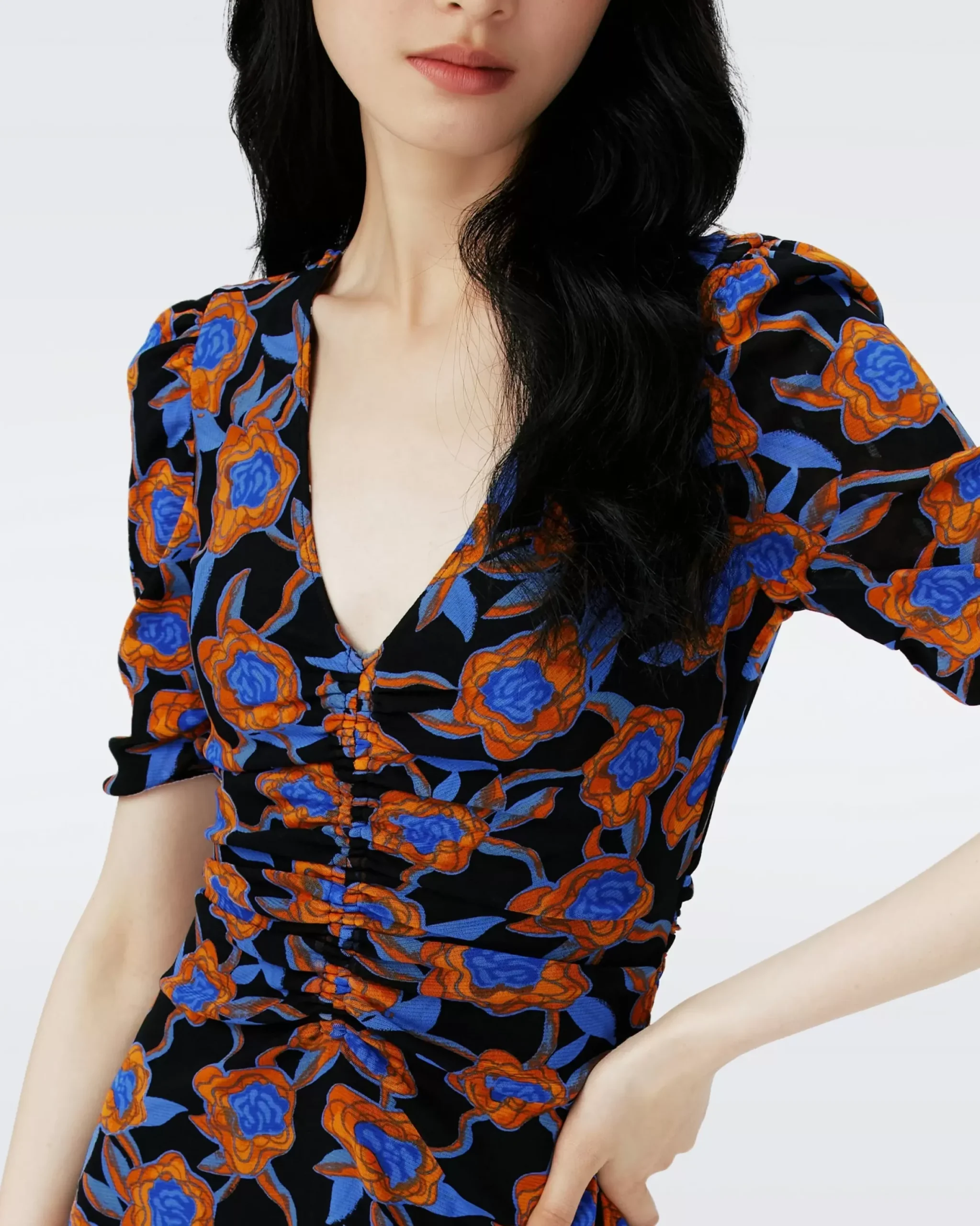 Koren Reversible Mesh Dress-dvf Shop