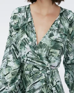 Leo Reversible Wrap Dress-dvf New