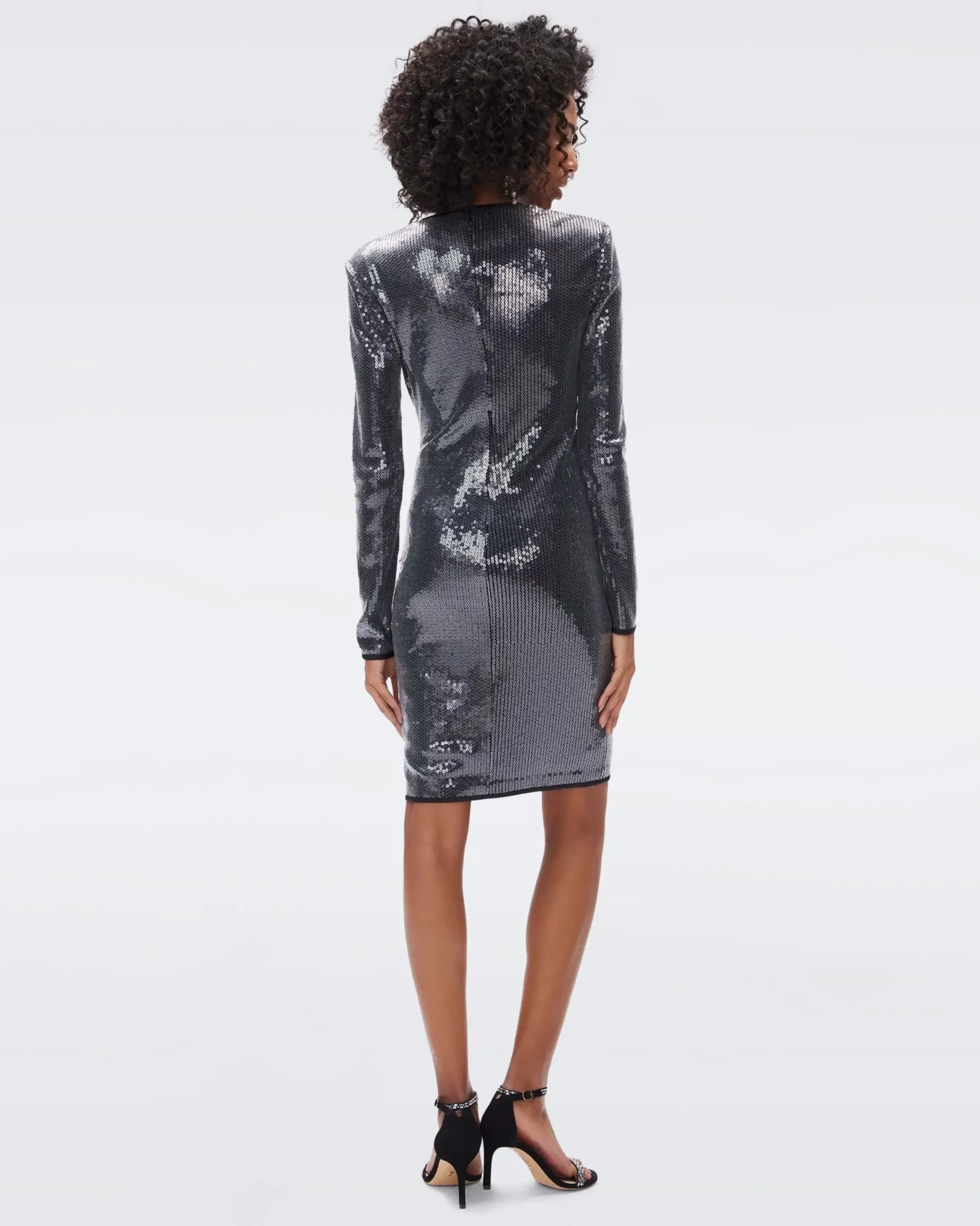 Lexa Sequin Mesh Dress-dvf Best Sale