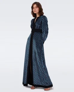 Libby Velvet Dress-dvf Flash Sale
