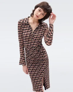 Lilly Mesh Dress-dvf Shop