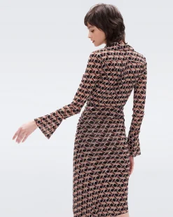 Lilly Mesh Dress-dvf Shop