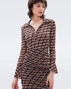 Lilly Mesh Dress-dvf Shop