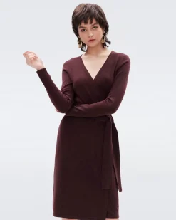 Linda Wool-Cashmere Wrap Dress-dvf Store