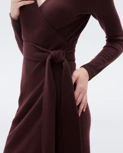 Linda Wool-Cashmere Wrap Dress-dvf Store