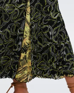 Louis Reversible Mesh Skirt-dvf Hot