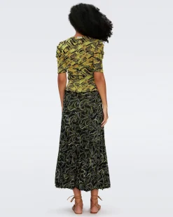 Louis Reversible Mesh Skirt-dvf Hot