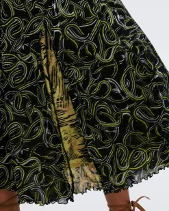 Louis Reversible Mesh Skirt-dvf Hot
