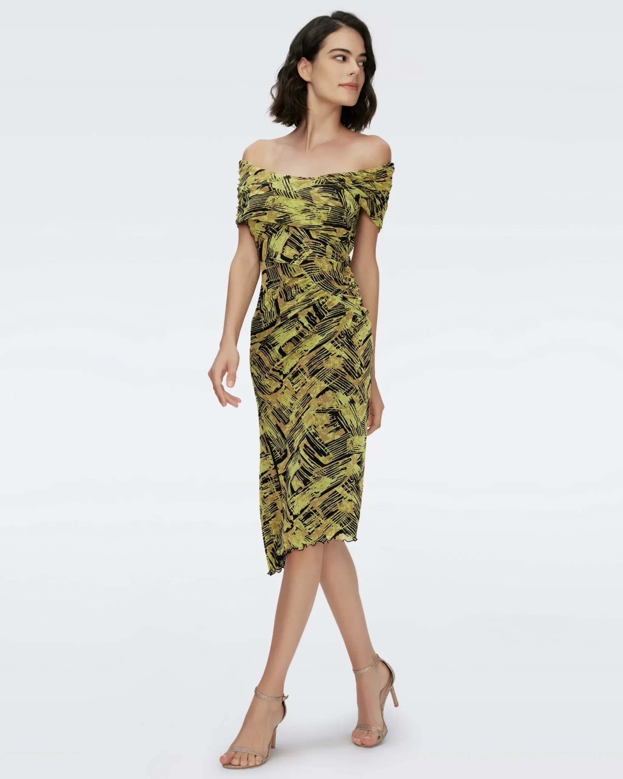 Lovinia Mesh Dress-dvf Cheap