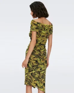 Lovinia Mesh Dress-dvf Cheap