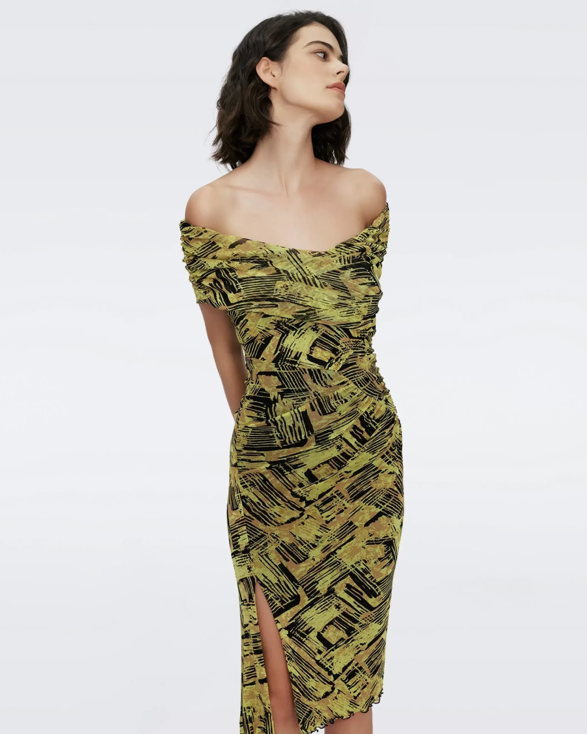 Lovinia Mesh Dress-dvf Cheap