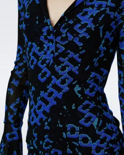 Mackenzie Mesh Top-dvf Sale