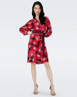 Mikah Faux Wrap Dress-dvf Outlet