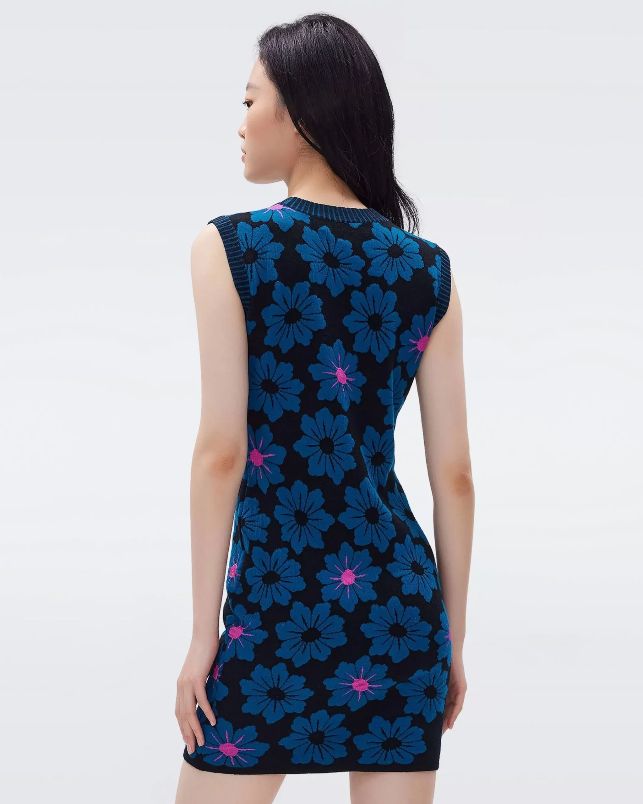 Mylo Knit Jacquard Dress-dvf Shop