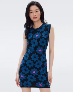 Mylo Knit Jacquard Dress-dvf Shop