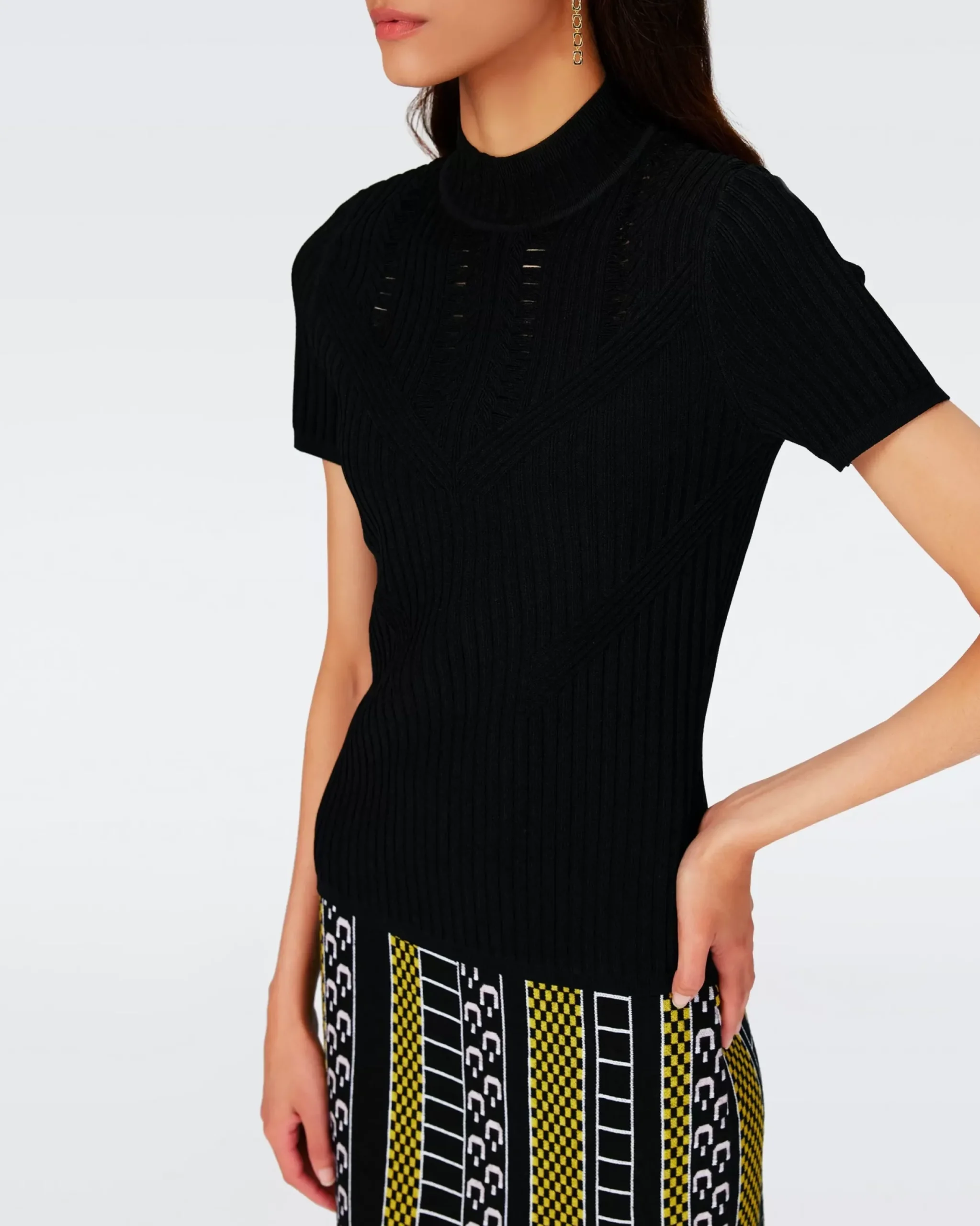 Omisa Knit Top-dvf Outlet