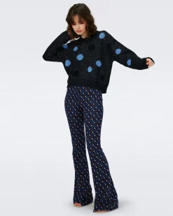 Phillipa Sequin Knit Jacquard Top-dvf Discount