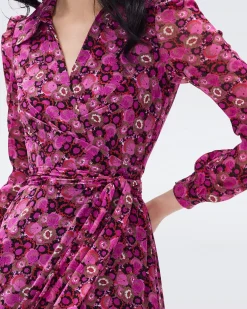 Phoenix Mesh Wrap Dress-dvf Flash Sale