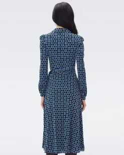Phoenix Reversible Mesh Wrap Dress-dvf Shop