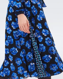 Phoenix Reversible Mesh Wrap Dress-dvf Shop
