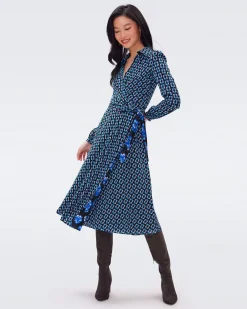 Phoenix Reversible Mesh Wrap Dress-dvf Shop