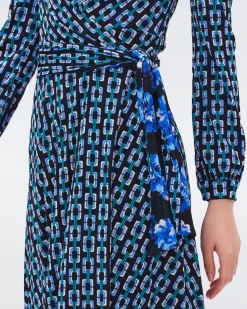 Phoenix Reversible Mesh Wrap Dress-dvf Shop