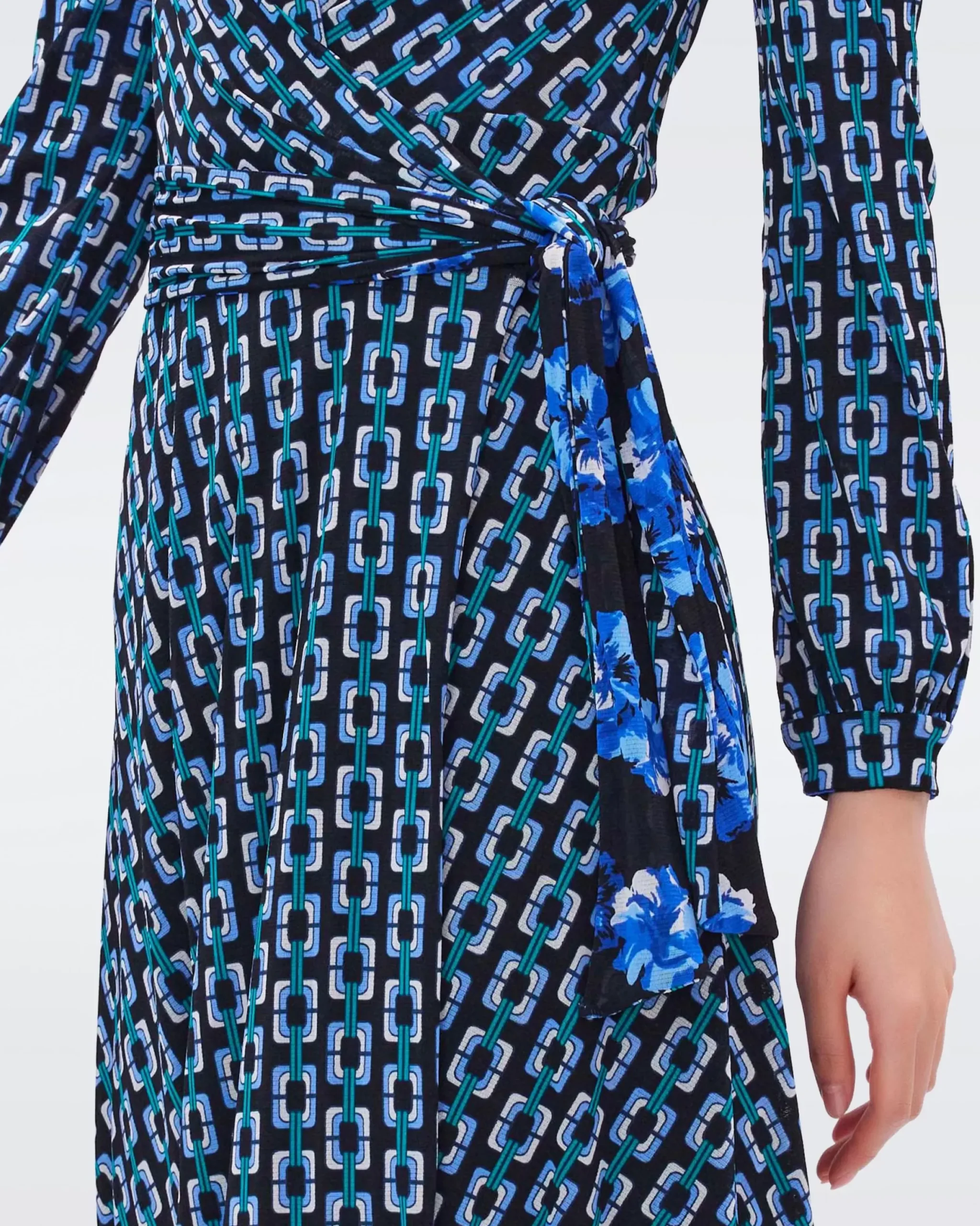 Phoenix Reversible Mesh Wrap Dress-dvf Shop