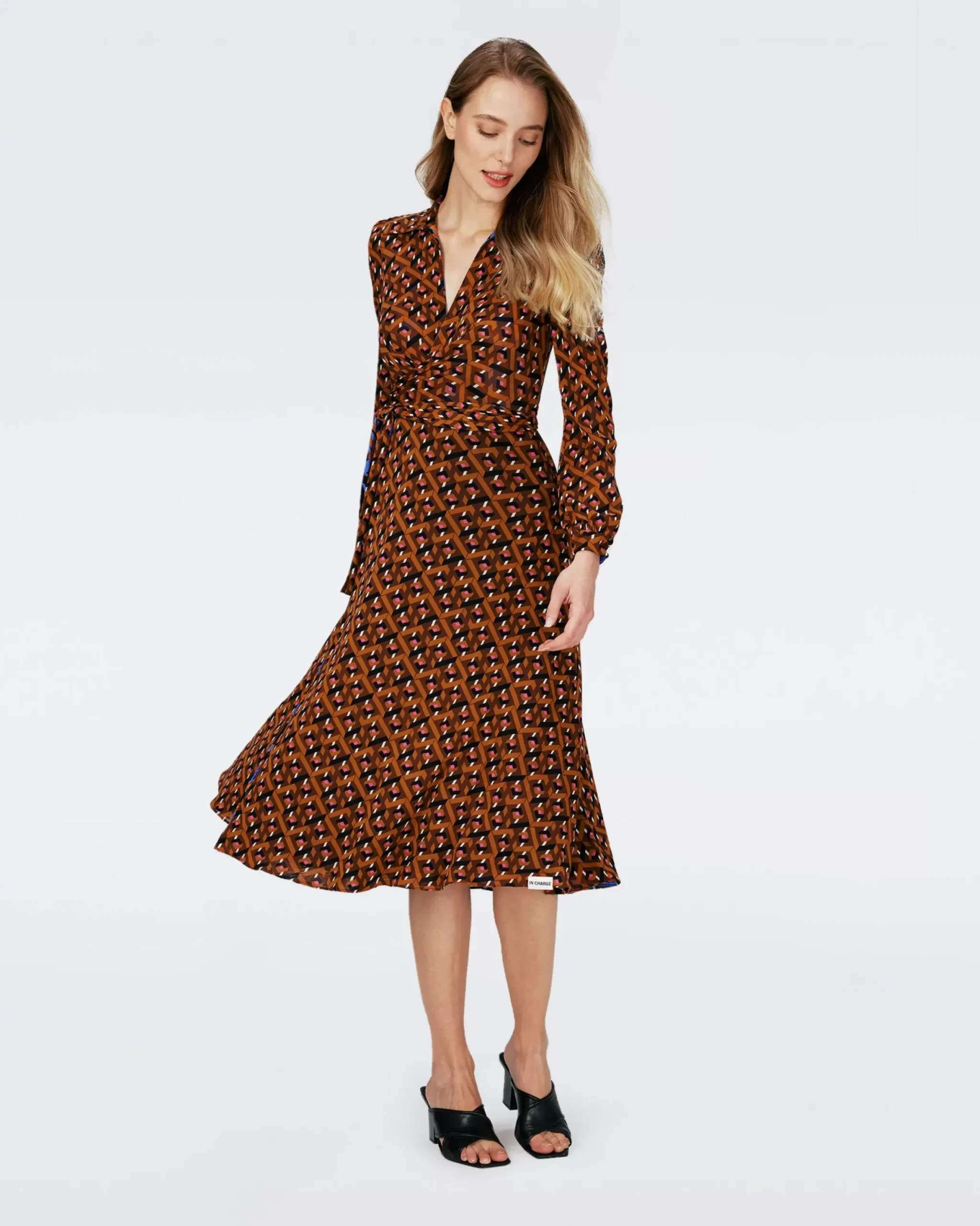 Phoenix Reversible Mesh Wrap Dress-dvf Online