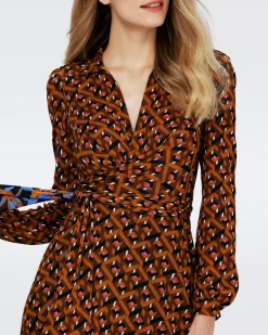 Phoenix Reversible Mesh Wrap Dress-dvf Online