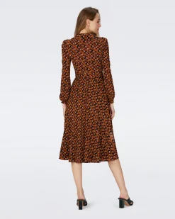 Phoenix Reversible Mesh Wrap Dress-dvf Online