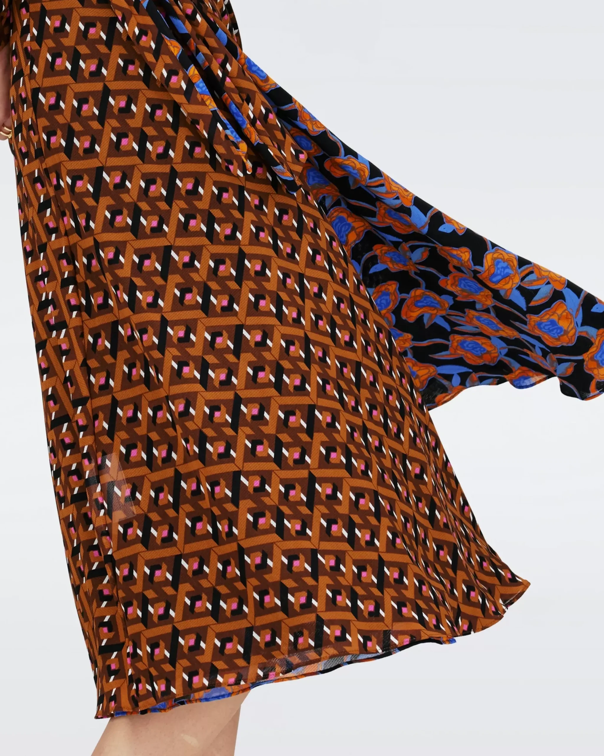 Phoenix Reversible Mesh Wrap Dress-dvf Online