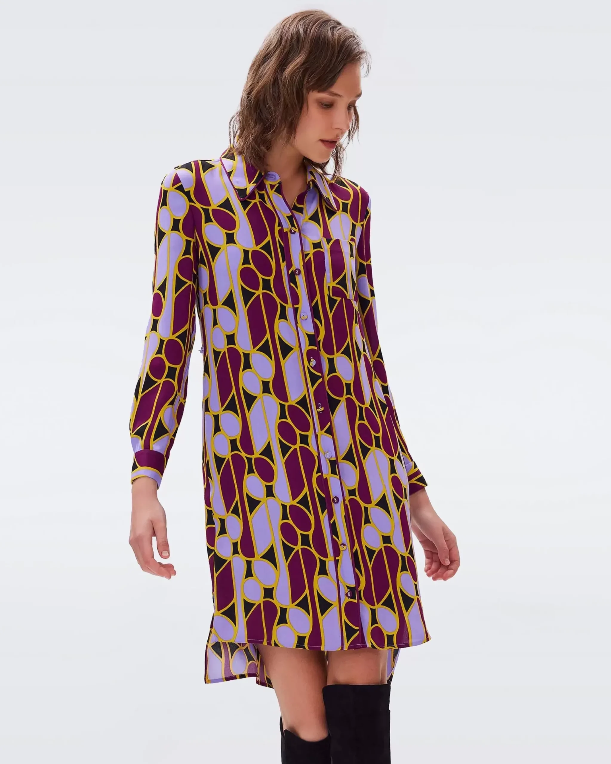 Prita Shirt Dress-dvf Shop