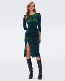 Priyanka Reversible Mesh Dress-dvf Fashion