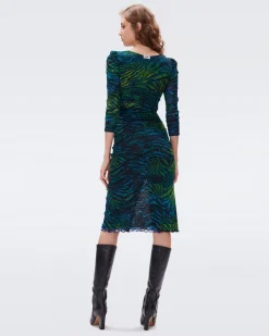 Priyanka Reversible Mesh Dress-dvf Fashion