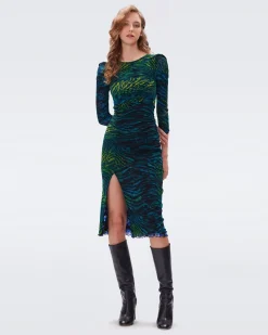 Priyanka Reversible Mesh Dress-dvf Fashion