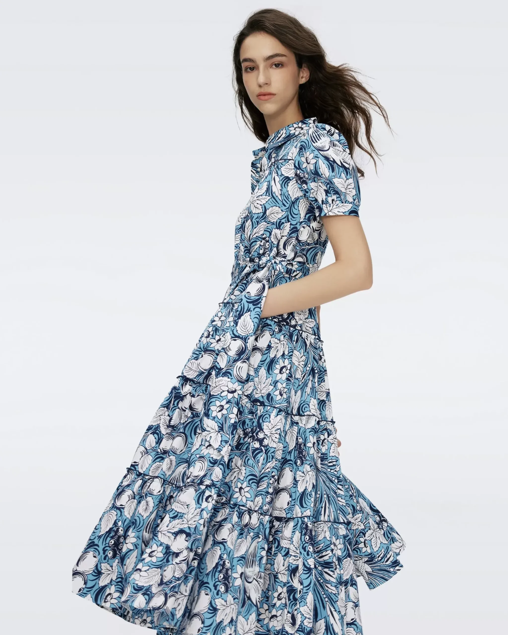 Queena Cotton Dress-dvf Best