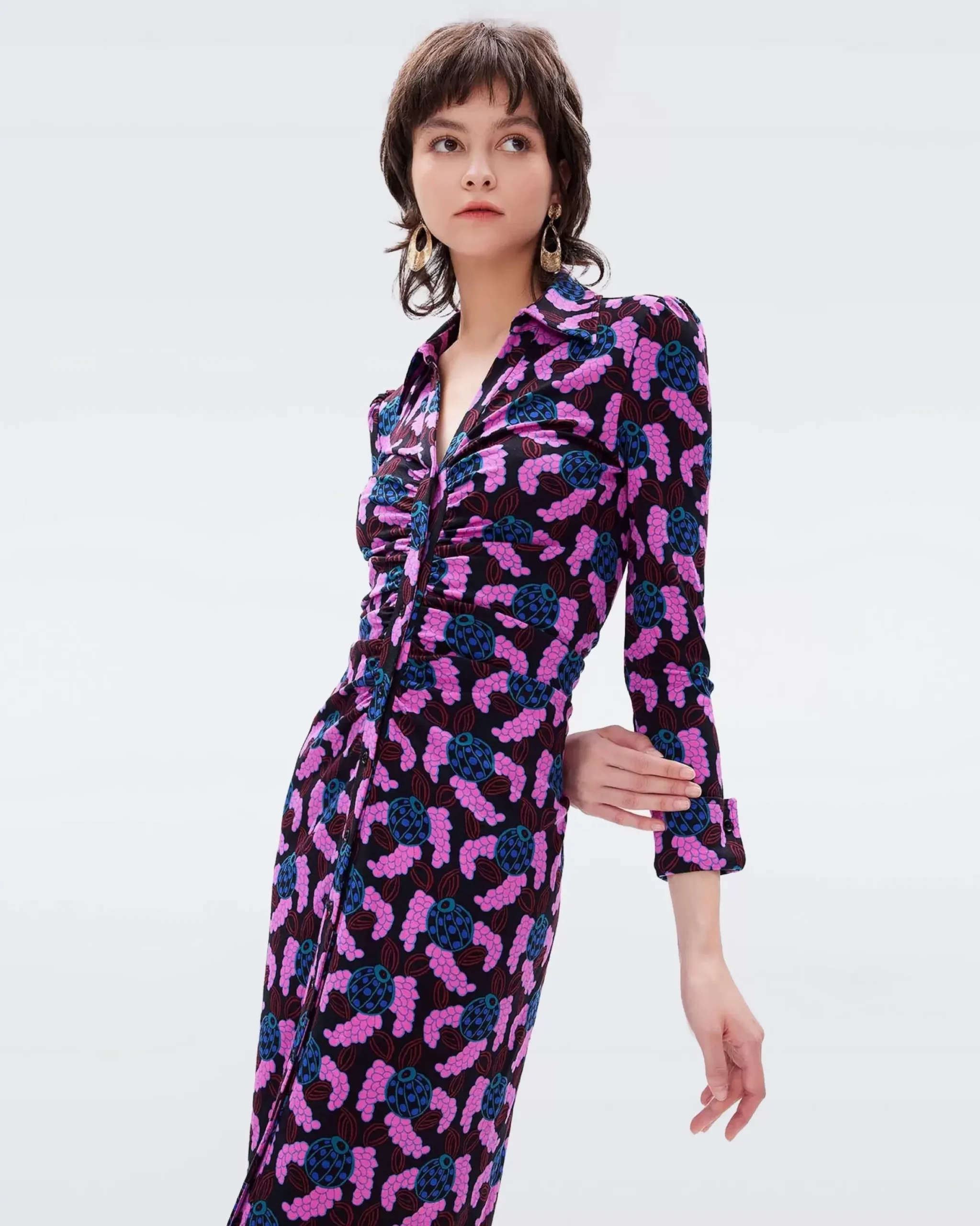 Sheska Shirt Dress-dvf Cheap