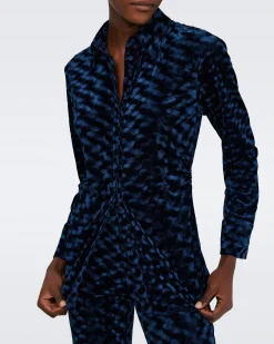 Soluck Velvet Top-dvf Sale