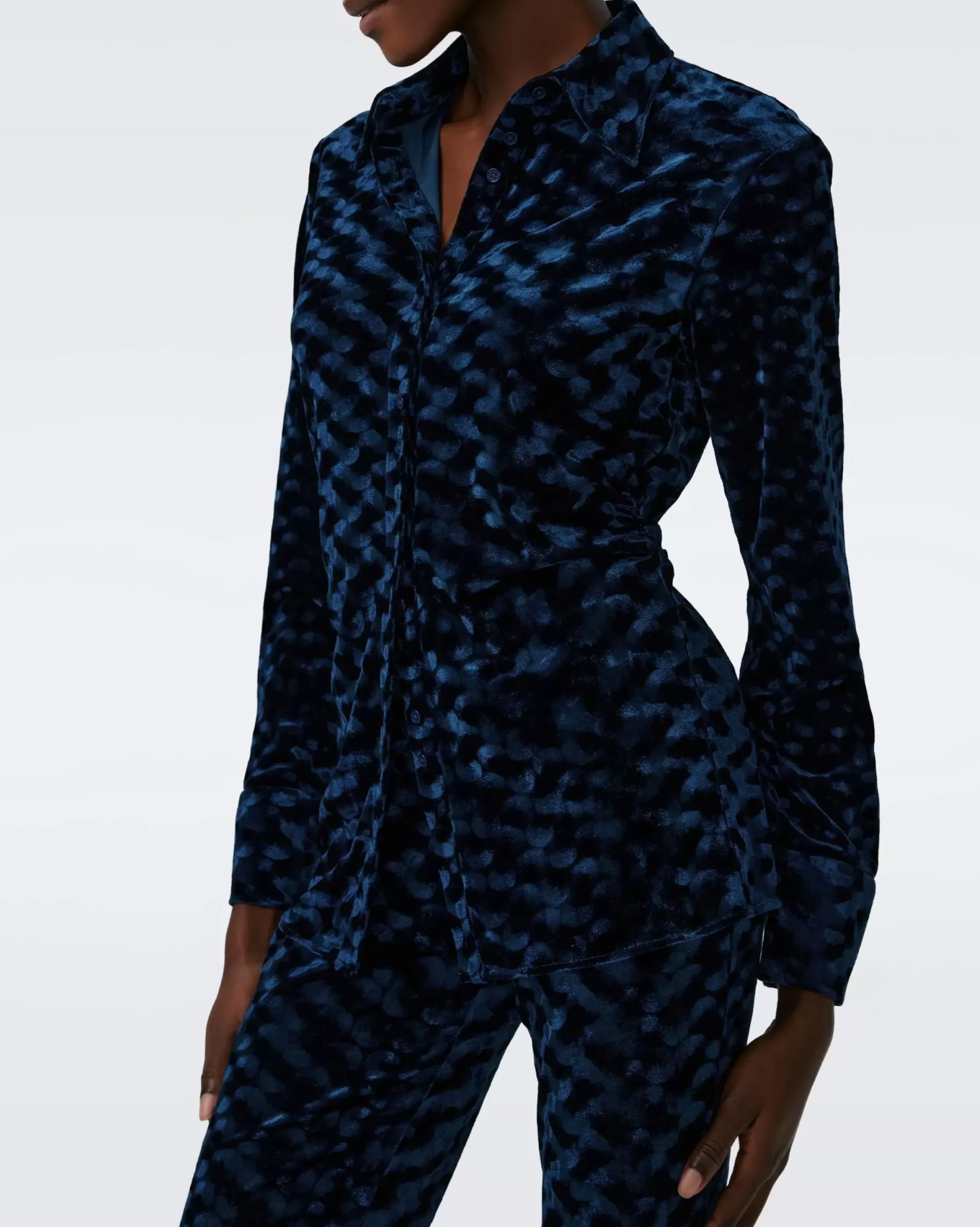 Soluck Velvet Top-dvf Sale