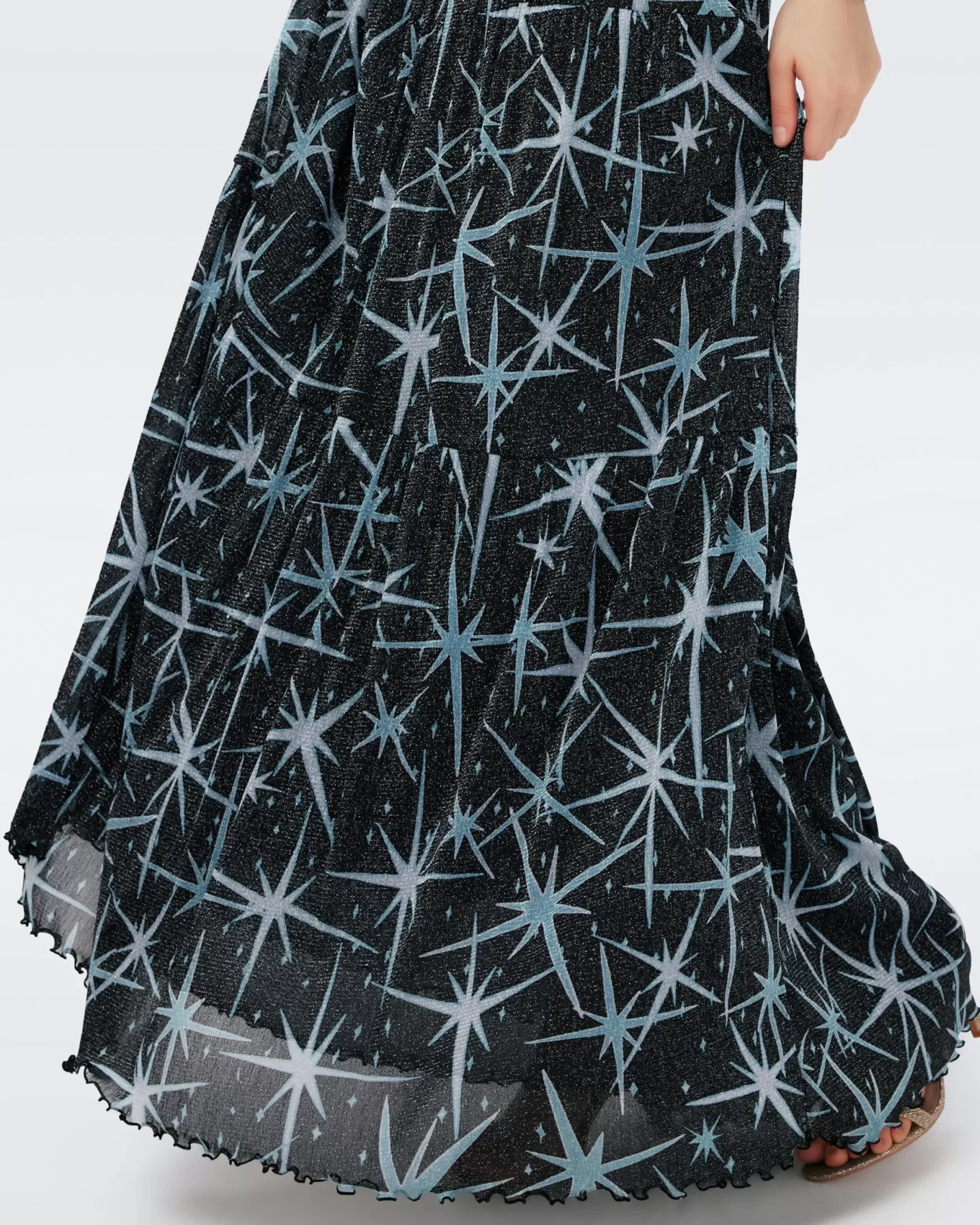 Stassi Metallic Mesh Dress-dvf Hot
