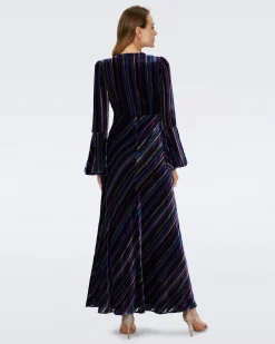 Sudha Velvet Dress-dvf Outlet